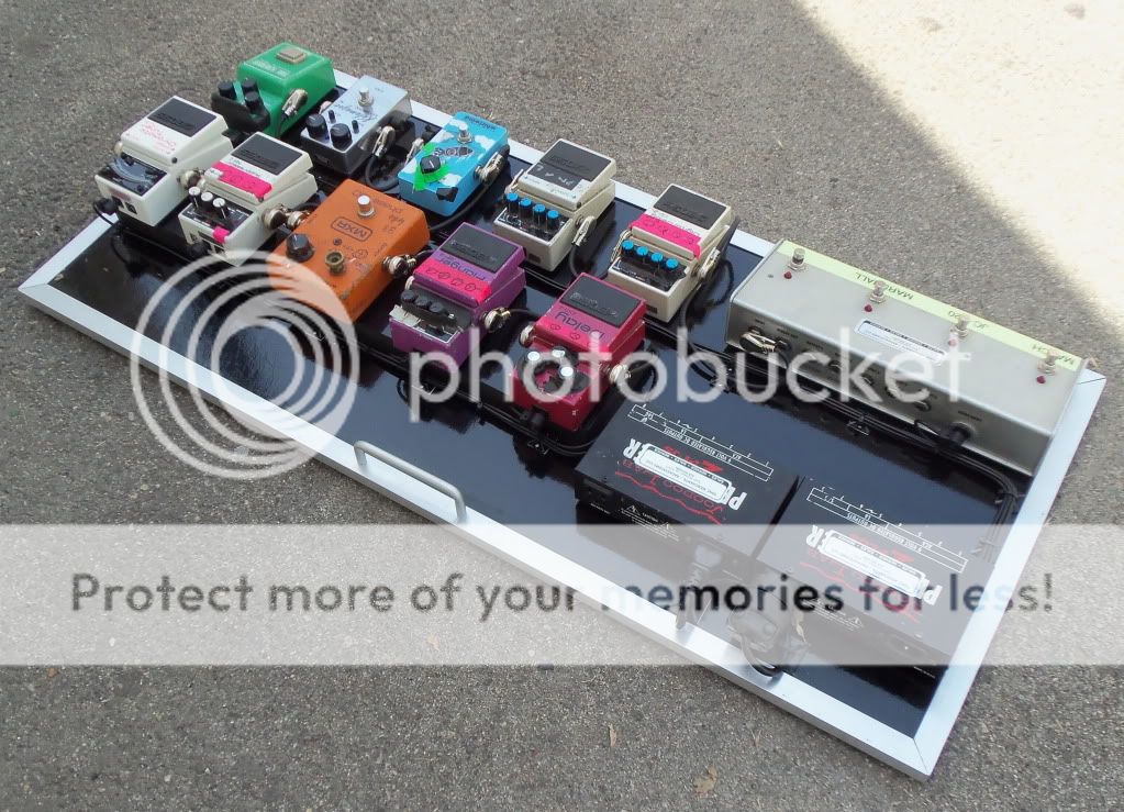 RigTalk • View topic New Billy Duffy Pedalboard By Rack Systems